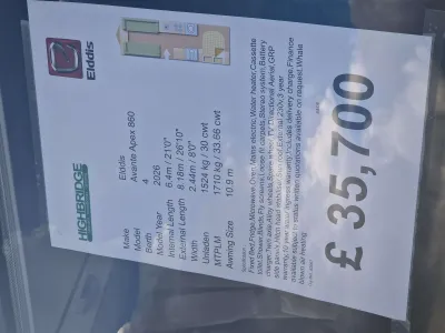 2026 Elddis Avante 860 Apex